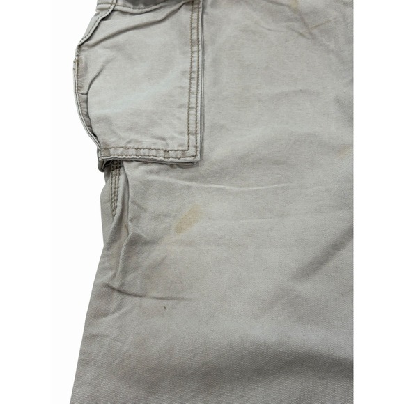 Carhartt Mens Rugged Cargo Pants Relaxed Fit Tan Khaki 40x30 Workwear 100272 - Picture 5 of 7